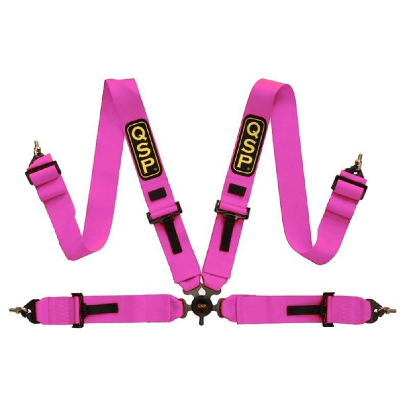 QSP - Seat Belt 4-P 3/3 - NON FIA - Pink