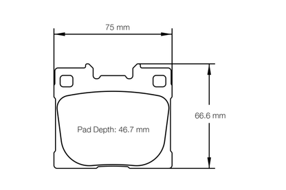Pagid - S8300R29001 - Pagid RSL 29 Brake Pads; Rear