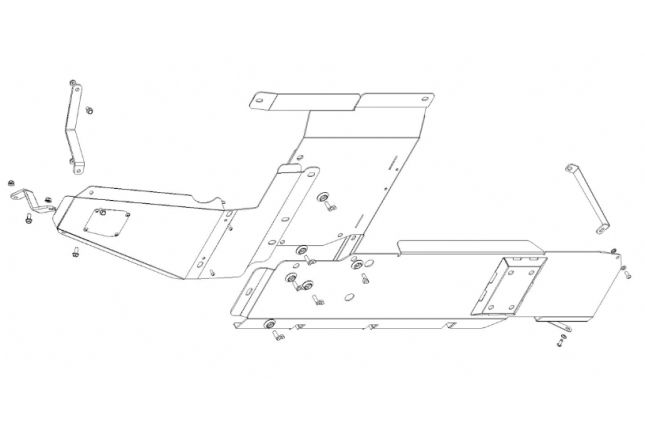 Hardrace - põhjakaitse Jeep Wrangler unlimited