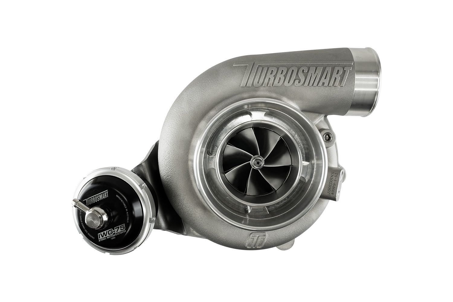 Turbosmart - TS-2 Turbocharger (Water Cooled) 6466 V-Band 0.82AR Internally Wastegated - TS-2-6466B-VB082I