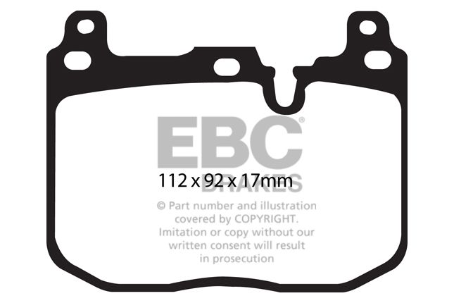 EBC - DPX2130 - EBC Ultimax Brake Pads; Front