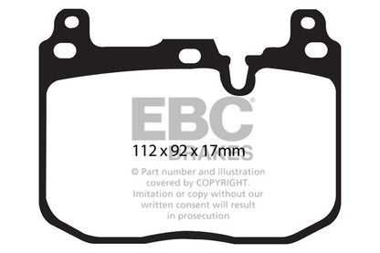 EBC - DPX2130 - EBC Ultimax Brake Pads; Front