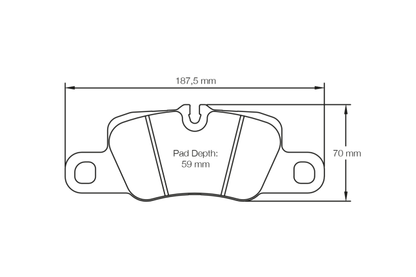 Pagid - S4909L01001 - Pagid RSL 1 Brake Pads; Rear