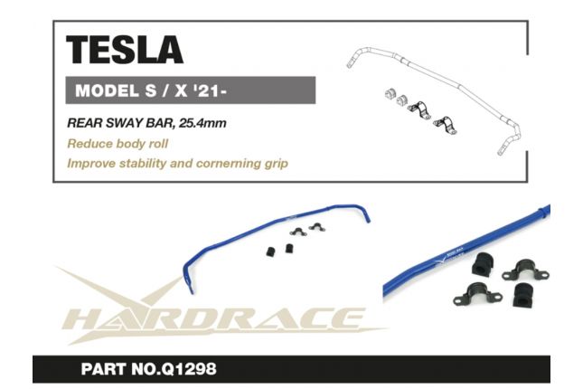Hardrace - Rear Sway Bar Tesla Model s, Model x
