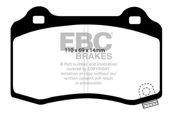 EBC - DP51788NDX - EBC Bluestuff NDX Brake Pads; Rear
EBC
Be the first to review this product
Item #
EBC-DP51788NDX