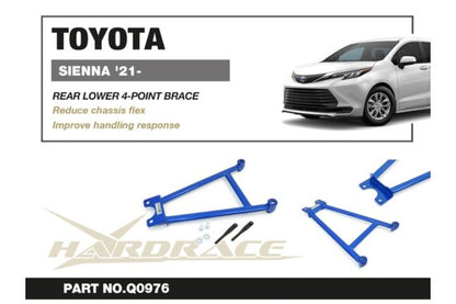 Hardrace - Rear Lower Brace Toyota Sienna