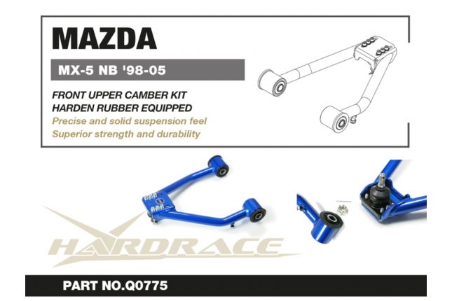 Hardrace - esiosa ülemise kaldenurga komplekt Mazda MX-5 Miata