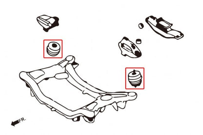 Hardrace - Tugevdatud mootorikinnitus Hyundai Genesis Coupe