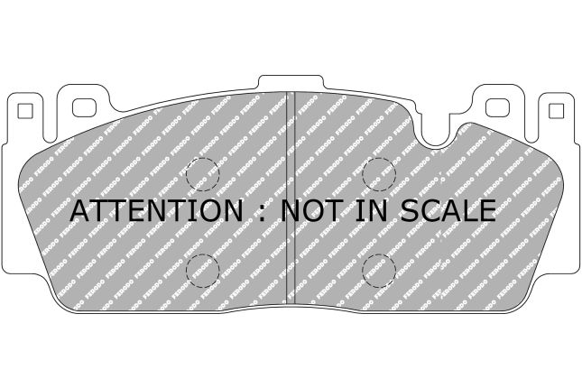 Ferodo - FER-FCP4712Z - Ferodo DS UNO piduriklotsid; ees