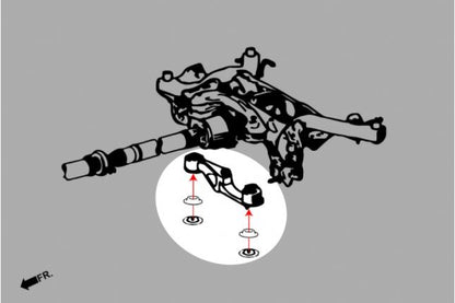 Hardrace - Rear Diff. Anti-vibration Insert - Front Toyota Yaris / vitz