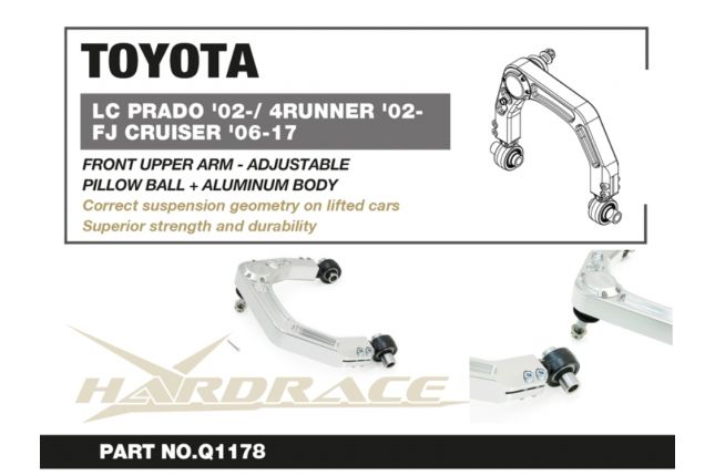 Hardrace - Front Upper Arm Toyota Fj cruiser, 4RUNNER, Land cruiser prado, Lexus GX