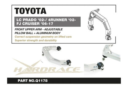 Hardrace - Front Upper Arm Toyota Fj cruiser, 4RUNNER, Land cruiser prado, Lexus GX