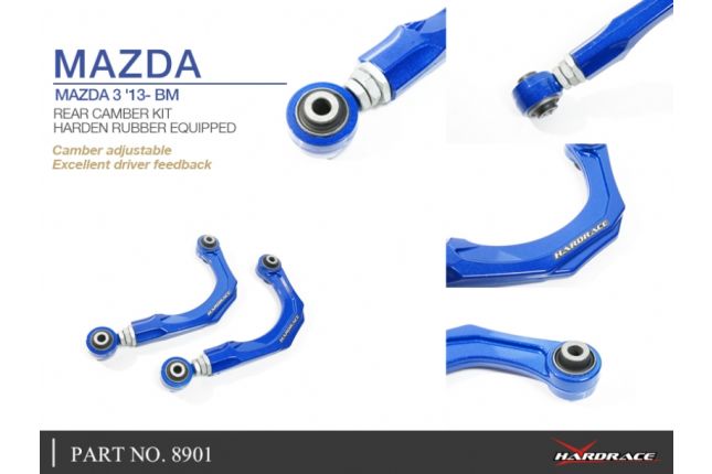 Hardrace - tagumise kaldenurga komplekt Mazda 3