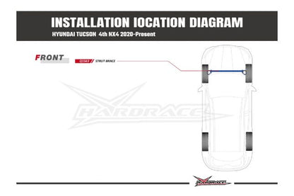 Hardrace - esiamordi tugivarras Hyundai Tucson