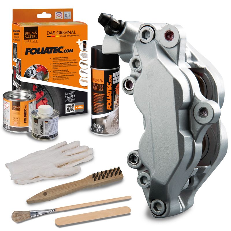 Foliatec - Brake Calip. Lacquer-stratos silver met