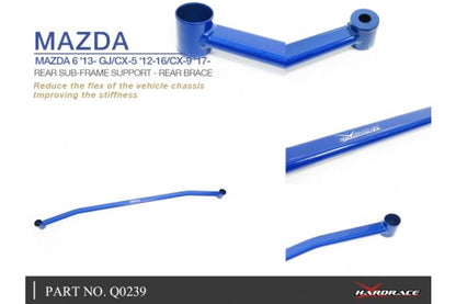 Hardrace - Rear Sub-frame Support-rear Brace Mazda 6, CX-5, CX-9