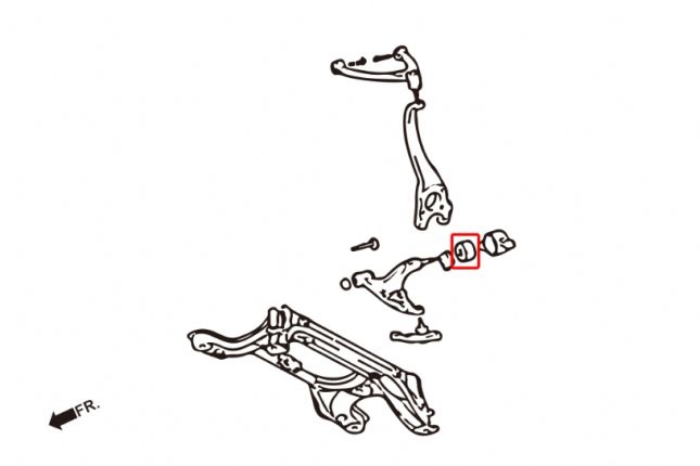 Hardrace - esiosa alumise õõtshoova puks Lexus LS, Toyota Celsior