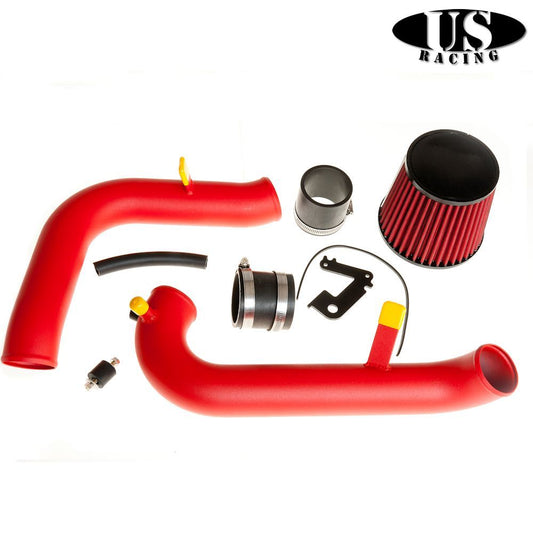 US-Racing - US-Racing Cold Air Intake Red (Civic 01-05) - CAI-CV01-R