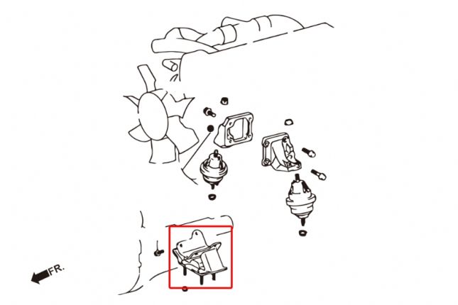 Hardrace - Harden käigukasti kinnitus Lexusele, Toyotale