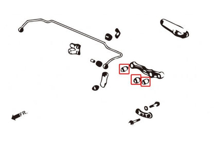Hardrace - Honda tagumine alumine õõtshoova puks