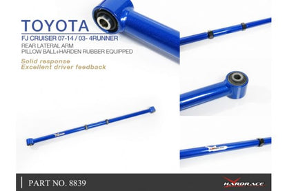 Hardrace – tagumine külghoob Lexus GX, Toyota 4Runner, Fj cruiser, Land cruiser prado