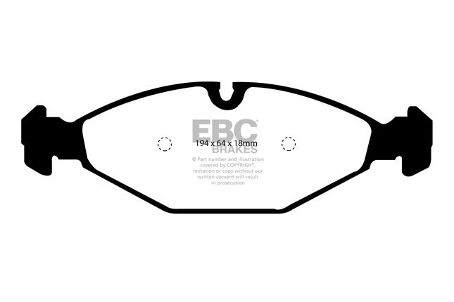 EBC - DP1009 - EBC Ultimax piduriklotsid; ees