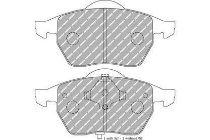 Ferodo - FDS1463 - Ferodo DS Performance piduriklotsid; ees