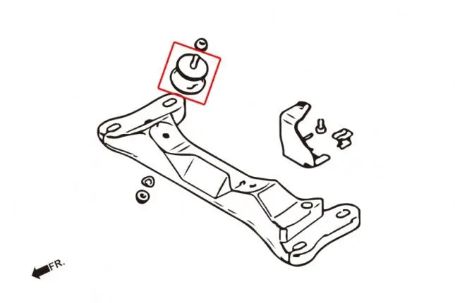 Hardrace - Harden mootori- ja käigukasti kinnitus BMW 3. seeriale, Z3-le, Z4-le