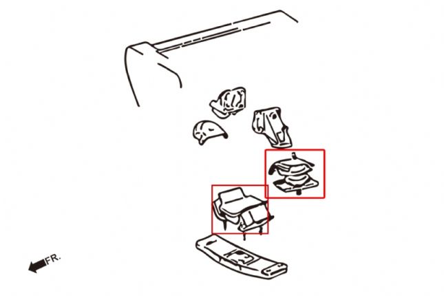 Hardrace - Reinforced Engine Mount Lexus GS, SC, Toyota Soarer