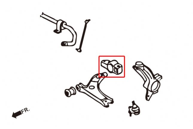 Hardrace - Front Lower Control Arm Bushing Audi, Seat, Skoda, Volkswagen