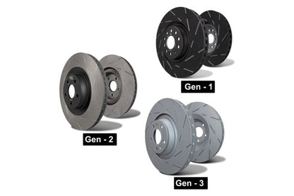 EBC - USR2274 - EBC USR Slotted Brake Discs; Front