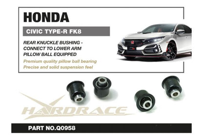Hardrace - Rear Knuckle Bushing - Connect To Lower Arm Honda Civic