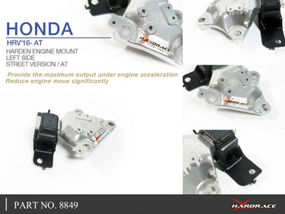 Hardrace - Left Engine Mount Honda City, Fit, HR-V