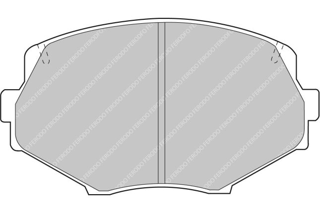 Ferodo - FER-FCP1011H - Ferodo DS2500 Brake Pads; Front