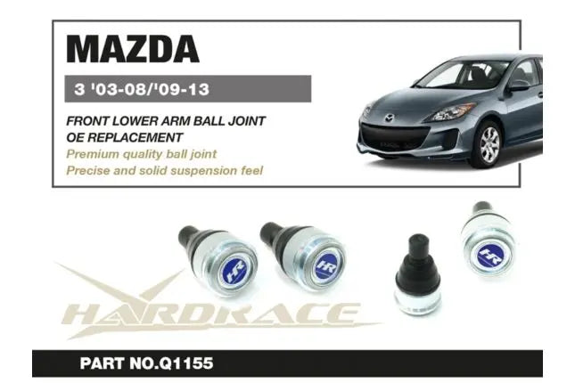 Hardrace - esiosa alumise õõtshoova kuulliigend Mazda 3 / AXELA, 5 / PREMACY