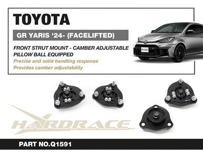 Hardrace - Front Strut Mount / Camber Plate Toyota Yaris / vitz
Be the first to review this product
Item #
Q1591