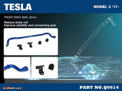 Hardrace - Front Sway Bar Tesla Model 3
Hardrace
Be the first to review this product
Item #
Q0614