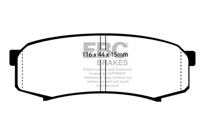 EBC - DP993 - EBC Ultimax piduriklotsid; taga