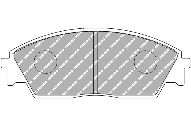 Ferodo - FER-FCP598H - Ferodo DS2500 piduriklotsid; eesmine