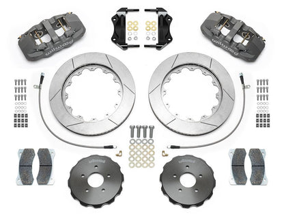 Wilwood - 140-14816 - Wilwood Big Brake Kit - Front - 355x32mm Bi-Slotted - AERO6 Anodized - 
WIL-140-14816