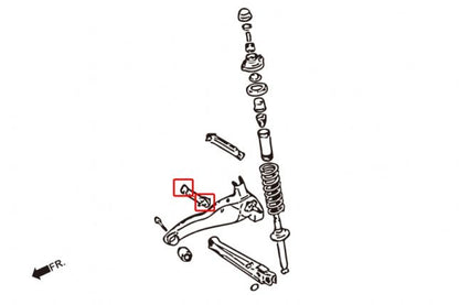 Hardrace - tagumise õõtsa puks Mitsubishi Lancer Evolution, Lancer Mirage