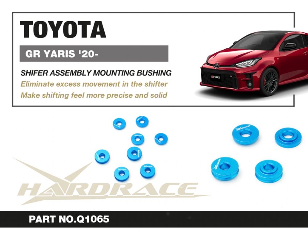 Hardrace - Shifter Assembly Mounting Bushing Toyota Yaris / vitz
Hardrace
Be the first to review this product
Item #
Q1065