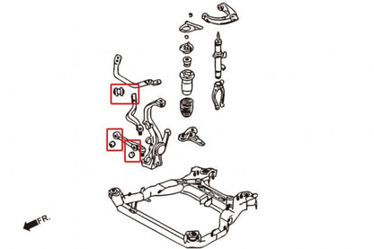 Hardrace - esi-almise õõtsa puks Mazda 6