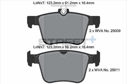 Pagid – T8102SP2001 – Pagid Street+ piduriklotsid; Tagumine