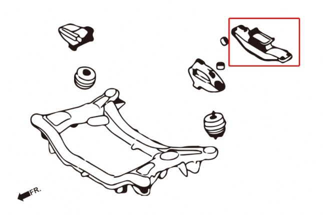 Hardrace - Harden Transmission Mount Hyundai Genesis coupe