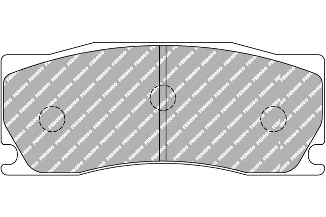 Ferodo - FER-FRP3134H - Ferodo DS2500 Brake Pads; Front