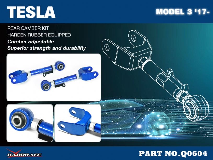 Hardrace - Rear Camber Kit Tesla Model 3 - Q0604