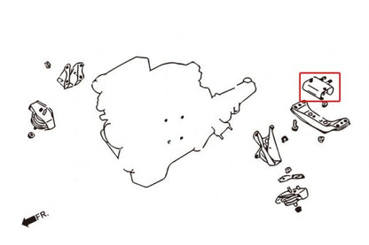 Hardrace - Harden käigukasti kinnitus Infiniti Q45, Nissan 240SX, Z-seeria