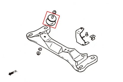 Hardrace - Harden mootori- ja käigukasti kinnitus BMW 3. seeriale, Z3-le, Z4-le