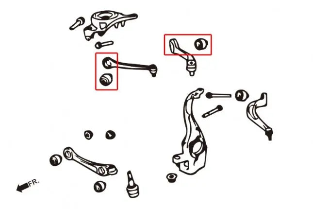 Hardrace - Front Upper Arm Bushing Audi